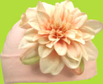 Blossom Babies Baby Pink Hat with Pink Dahlia 