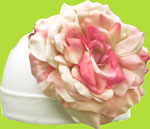 Blossom Babies White Hat w/Georgia Rose 