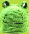 Hand & Heart Froggy Hand Crocheted Hat 
