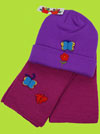 Kidorable Butterfly Hat and Scarf Set