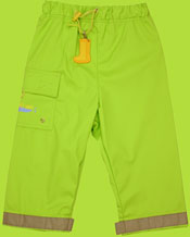 Kushies Apple Green Rain Pants