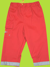 Kushies Red Rain Pants