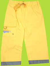 Kushies Yellow Rain Pants