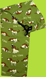 Lazy One Dog Tired Olive/Chocolate Unisex Adult PJ Pant 
