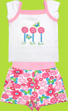 CR Kids Daisy and Butterfly Shorts 