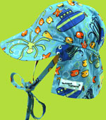 Flap Happy Sub Club Flap Hat w/Tie 