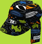 Electic Shark Sun Protective Flap Hat