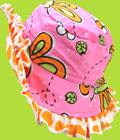 Butterfly Blooms Reversible Crusher Hat UPF 50+ 