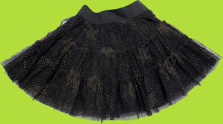 Me Too Tap Shoe Mie Black Tulle Toddler Skirt