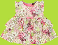 Rabbit Moon Sparkle Top with Tiered Skirt